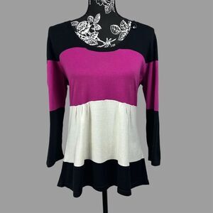Requirements Pleated Long Sleeve Blouse - Women’s Medium